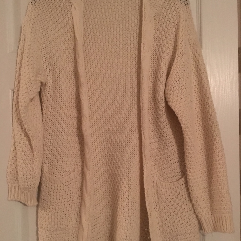 Warm and comfy cream cardigan
